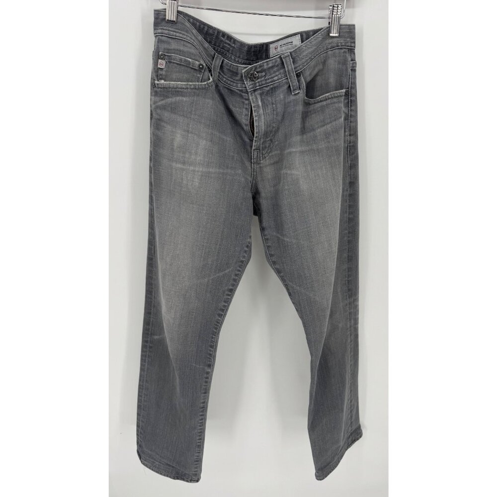 AG Adriano Goldschmied Mens The Graduate Tailored Leg Gray Denim Jeans